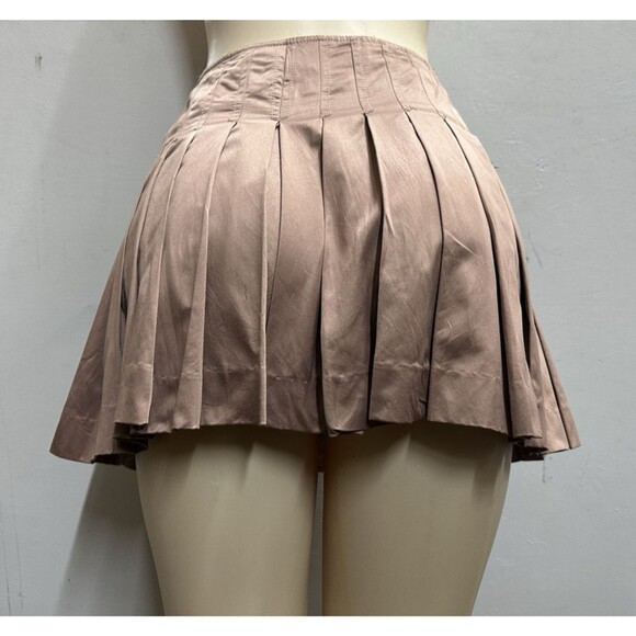 Jean Paul Gaultier Vintage Target women sz 11 mini pink pleated schoolgirl skirt - Picture 2 of 12